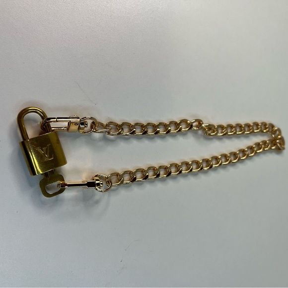 Authentic Louis Vuitton Lock and Key on Chain #312 - Picture 5 of 10